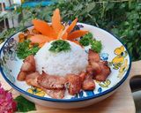 Hình bước làm 3 của món Cơm thịt nướng