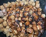 Foto langkah ke 6 dari resep Tempe Cumi Asin Kecap Cabe Hejo.