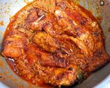 A picture of step 4 of Fish biryani.