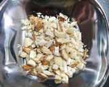 A picture of step 2 of Dryfruit kesar phirni (Raj Bhog flavoured).
