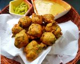 A picture of step 18 of Gota vada.
