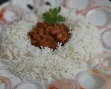 A picture of step 4 of Rajma Chawal.