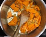 A picture of step 3 of Vegan Fesenjān inspired stew.