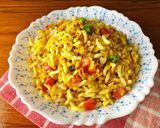 A picture of step 4 of Spicy Murmura Chaat.