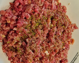 Foto del paso 2 de la receta: Hamburguesa casera con jamón serrano