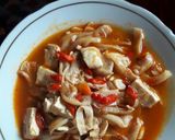 Foto langkah ke 7 dari resep Tumis jamur kuah pedes nikmat.
