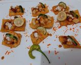 A picture of step 5 of Papri chat.