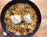Tejszínes tőkehal zöldségekkel recept fázis 5 fotója