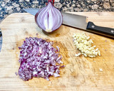 Foto del paso 2 de la receta: Risotto con setas y queso Gorgonzola