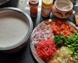 A picture of step 1 of Street style mysoor masala dosa.