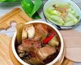 Hình bước làm 6 của món Heo quay kho dưa cải chua