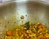 A picture of step 4 of Palak khichdi.