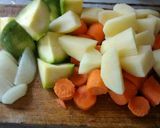 Foto del paso 1 de la receta: Vegetales salteados con carne de res