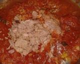 Foto del paso 3 de la receta: Linguini de espinaca con salsa de atún