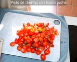 Foto del paso 4 de la receta: Pisto de Cherry con Huevo Poché