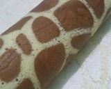 Foto langkah ke 13 dari resep Bolu gulung motif... jerapah.