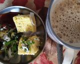 A picture of step 6 of Wow dhoklas made by my wifes Telugu friend.