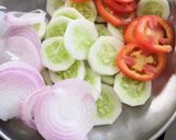 A picture of step 1 of Breakfast Salad.