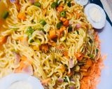 A picture of step 4 of Egg Veggies noodle 🍜by maryumms_cuisine🌸.