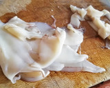 Foto del paso 4 de la receta: Calamares empanados y fritos, rellenos de gambas