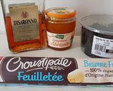 Une image de l'étape 1 de Tarte aux pruneaux amaretto.