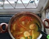 Foto langkah ke 5 dari resep Sayur Telur tahu kuah kuning santan.