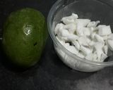 A picture of step 1 of Mango and coconut chutney.