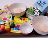 Foto langkah ke 1 dari resep Puding Mozaik Rainbow.
