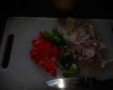 A picture of step 2 of Iraqi cuisine chicken kepsa rice.