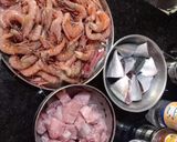 A picture of step 1 of Bangda fry.