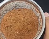 A picture of step 2 of Bourbon biscuit cake | 3 ingredients cake recipe without oven.