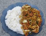 Foto langkah ke 4 dari resep Nasi Gila ala Dinda's kitchen.