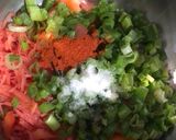 A picture of step 1 of Jowar-Veg pancakes.