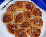 A picture of step 9 of Eggless Cinnamon Rolls.