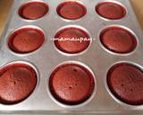  Cupcake Red Velvet Merdeka langkah memasak 7 foto