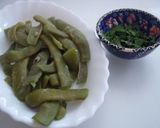 Foto del paso 11 de la receta Pollo y conejo al curry con judías verdes