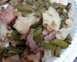 Cauliflower, Green Beans, and Ham pieces recipe step 2 photo