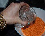 A picture of step 1 of Spicy lentil flatbread.
