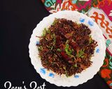A picture of step 4 of Banana Flower Fry.