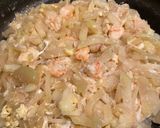 Hình bước làm 1 của món Canh bầu và bầu xào trứng