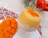 A picture of step 6 of Mango Dalgona MilkShake.