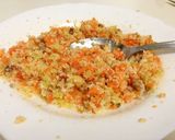 Foto del paso 9 de la receta: Cous cous de coliflor con calabaza, zanahoria, berza y nueces