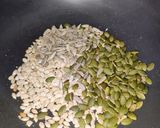 A picture of step 1 of Energy bomb (protein pack energy ladoo).