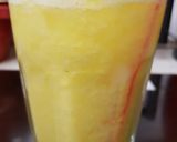 A picture of step 2 of My Mango & Banana fruit juice. 😘.