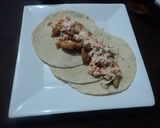 A picture of step 6 of Ranch-Style Christmas Fish Chicharrón Tacos (Las Correa Style).