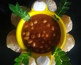 A picture of step 4 of Chole puri.