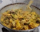 A picture of step 6 of Puri temple style Besara recipe.