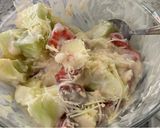 Foto langkah ke 3 dari resep Salad Buah Melon & Stroberi 🍈🍓.