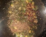 A picture of step 5 of Mexican cheesy vegetable quesadilla.