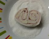 Foto del paso 8 de la receta: Palmeritas agridulces con mozzarella y jamón